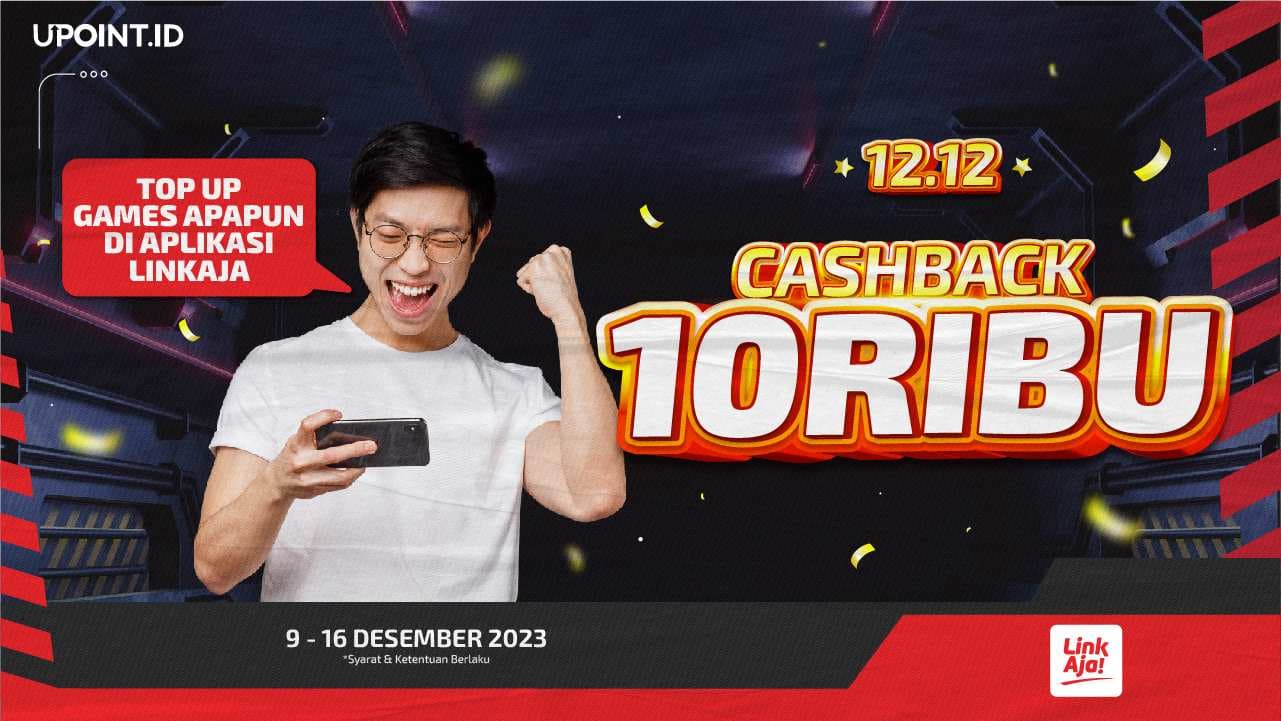Top Up Game Apapun di Aplikasi LinkAja Dapat Cashback 10 Ribu dari UPOINT.ID!