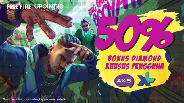 Bonus 50% Diamond Free Fire!