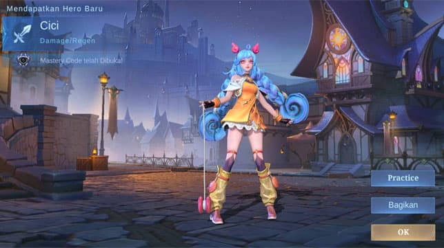 Hero Fighter Baru! Ini Penjelasan Skill Cici Mobile Legends