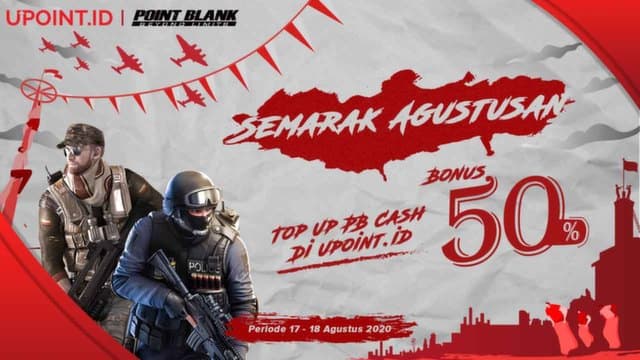 Hanya 2 Hari! Bonus PB Cash 50% Hanya di Upoint.id