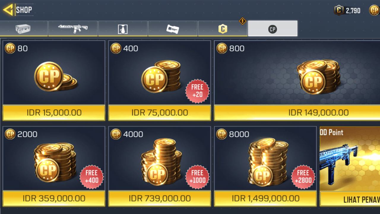 Cara Top Up Call of Duty Mobile Paling Mudah 2019