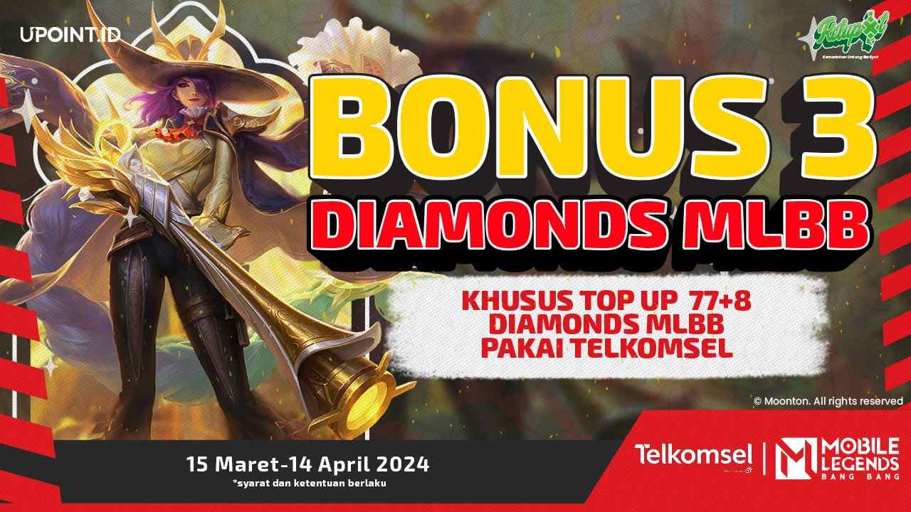 Bonus Diamond MLBB Spesial Ramadhan Buat Kamu Khusus Pengguna Telkomsel!