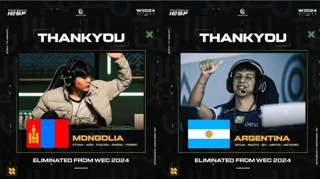 Daftar Negara yang Tereliminasi dari Babak Playoff IESF WEC 2024