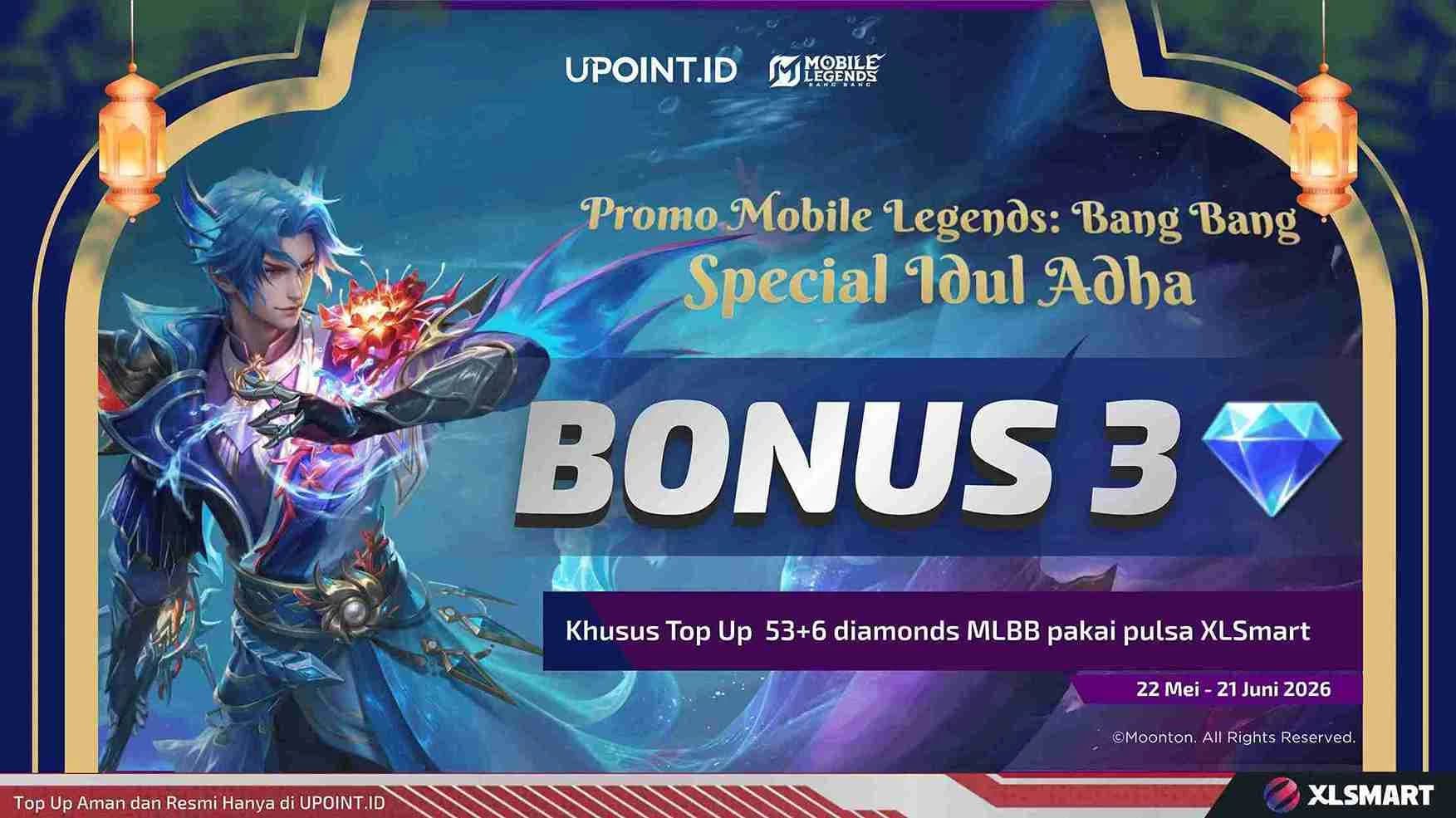 Special Idul Adha! Pejuang Land of Dawn XL & Axis Gaspol Top Up MLBB di UPOINT.ID, Bonus Diamond Langsung Cair!