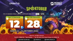 Promo Diamond MLBB Bonus hingga 28 Diamond via QRIS BNC, Khusus Spooktober!