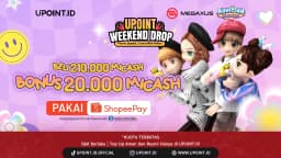 Promo Top Up Ayodance Pakai ShopeePay: Bonus 20.000 MI-Cash Megaxus di UPOINT.ID