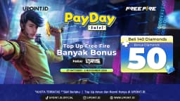 Top Up FF Pakai QRIS: Beli 140 Diamond Dapat Bonus 50 Diamond di UPOINT.ID