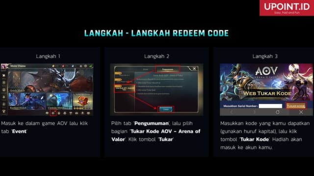 Pasti Kamu Belum Tahu! Begini Cara Redeem Code AOV