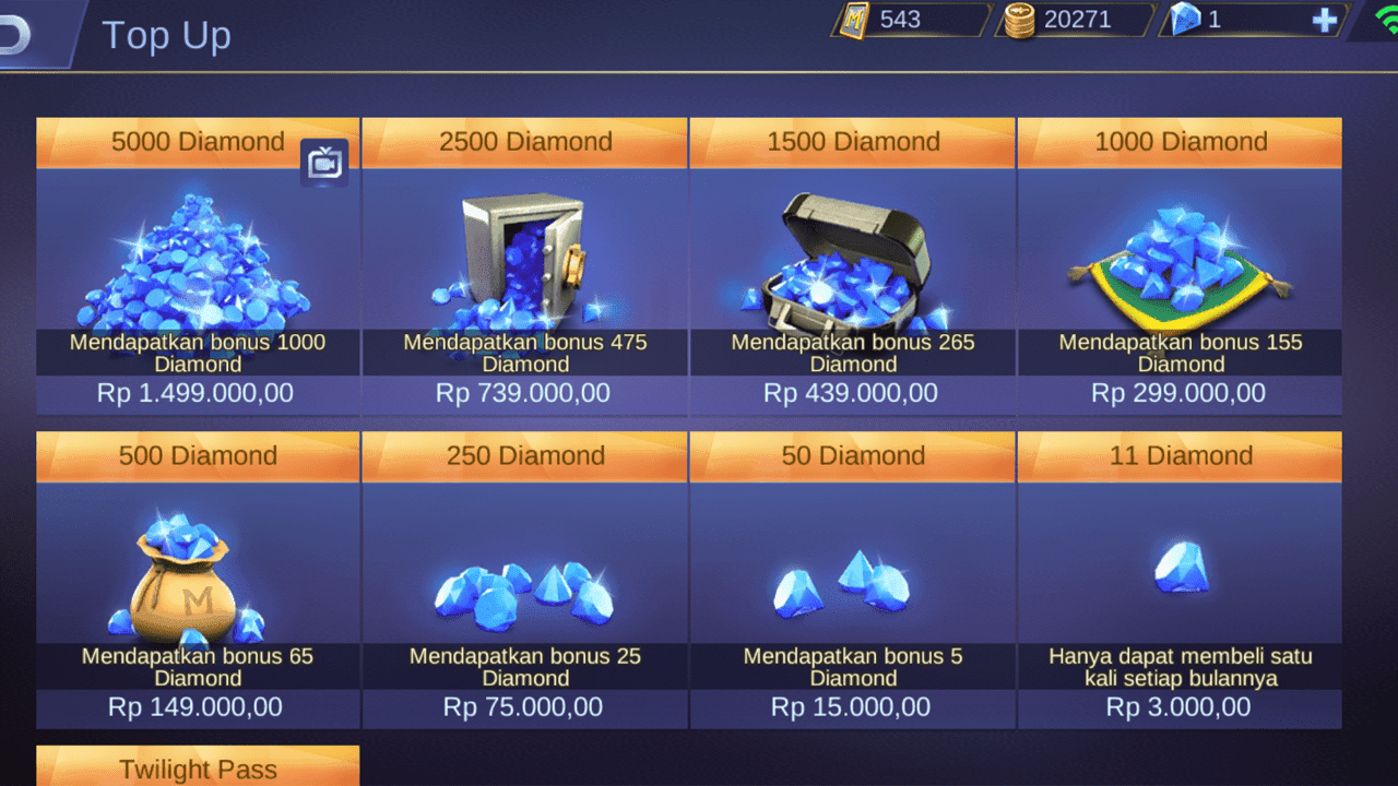 Cara Top Up Mobile Legends Murah Paling Update 2019