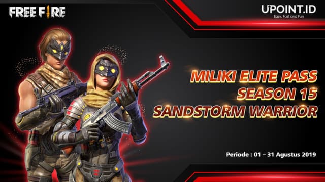 Miliki Elite Pass Season 15 : Sandstorm Warrior!