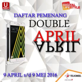 Daftar pemenang DOUBLE APRIL