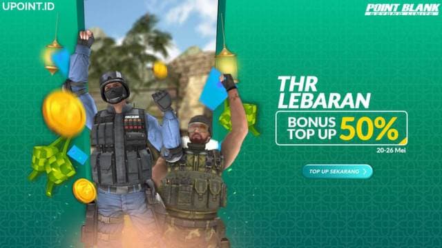 Siap Sambut Lebaran, Bonus Top Up 50% Cash Point Blank
