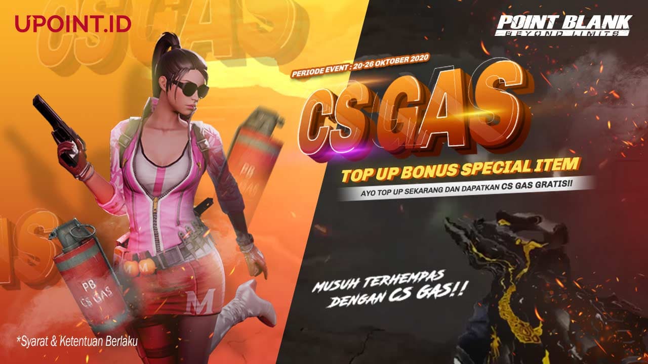 Top up Game Point Blank dan Dapatkan Bonus Special Item, CS Gas!