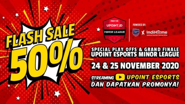 Promo Flash Sale Bonus Diamonds 50% Hanya di Upoint