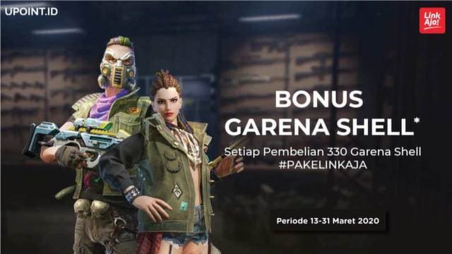 Gratis Garena Shell pakai LinkAja!