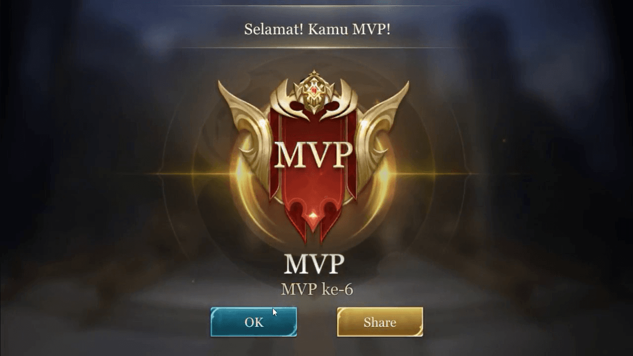 Cara Mudah Mendapatkan MPV di AOV (Arena of Valor)