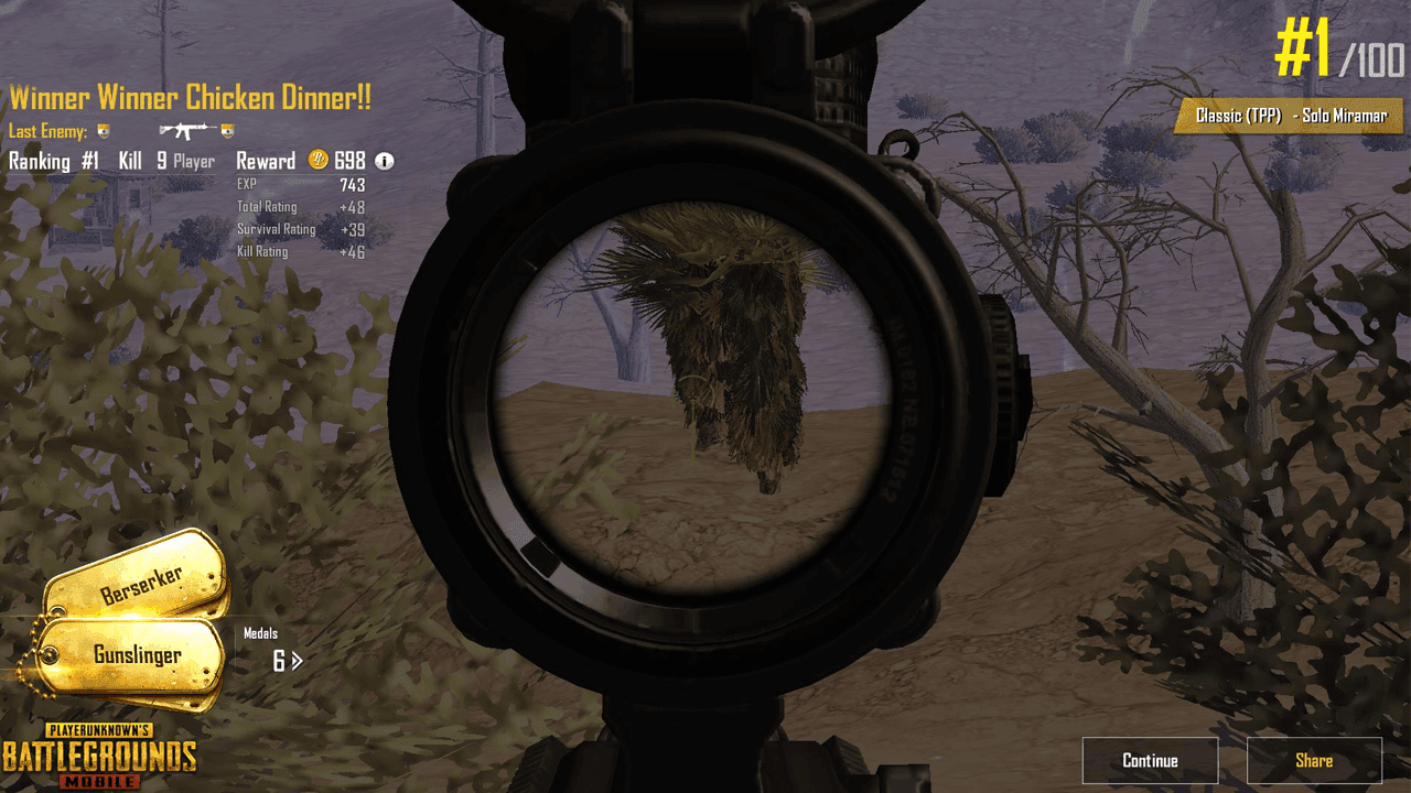10 Tips Mudah Mendapatkan Winner Chicken Dinner di PUBG Mobile