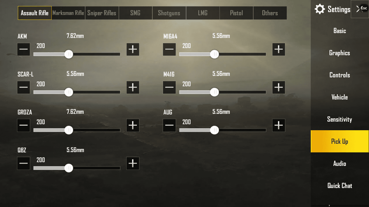 Cara Setting Auto Pick Up Terbaik di PUBG Mobile