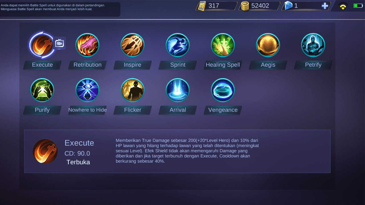 Battle Spell Paling Berguna Tapi Jarang Digunakan di Mobile Legends