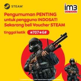 Top up STEAM via *707*6#
